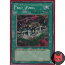 Yugioh Toon World MRL-E076 Super Rare NM - Image 1