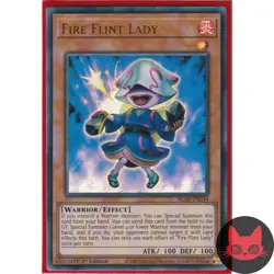 Yugioh Fire Flint Lady BLAR-EN034 Ultra Rare 1st Edition NM - Image 1