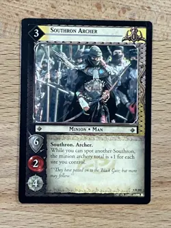 Lord Of The Rings LOTR TCG Card Southern Archer 4R245 LP/NM - Image 1