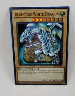 YU-GI-OH! Blue-Eyes White Dragon. LC01-EN004. Limited Edition Ultra Rare Card - Image 1