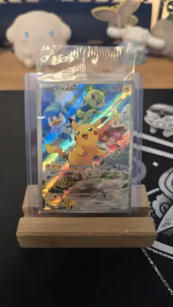 Pokemon Pikachu TCG SVP Black Star Promo SVP027 Holo Card Sealed - Image 1