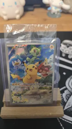 Pokemon Pikachu TCG SVP Black Star Promo SVP027 Holo Card Sealed - Image 2