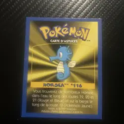 Pokemon: HORSEA #116 [Game Tip Card] - [Kellogg's Canada Cereal Promo (1999)] - Image 2