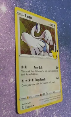 Pokemon Card Lugia 022/025 Holo Rare Celebrations NM - Image 2