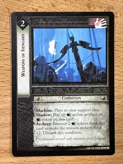 Lord Of The Rings LOTR TCG CCG Card Weapons Of Isengard 4R211 LP - Image 1