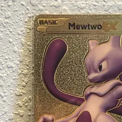 Mewtwo EX 98/99 Next Destinies Gold Foil FanArt Pokemon Card HP 170 - Image 3
