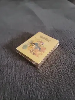 Custom Gold Pokemon Card Set 55pcs Sealed with Storage Box - Fan Art Design - Image 1