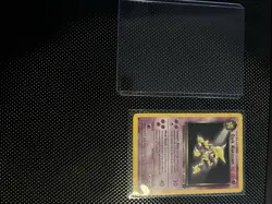 Dark Alakazam Pokemon card from the Team Rocket set - Image 3