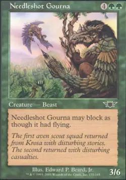 Needleshot Gourna -Foil Medium Play MTG Legions - Image 1