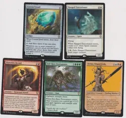 5x ALL RARES FROM COMMANDER CARDS MAGIC MTG N-MINT FOILS & SHOWCASE, LEGENDARY8 - Image 1
