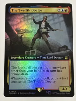 MTG Doctor Who The Twelfth Doctor Extended Art Foil 0449 NM Rare - Image 1