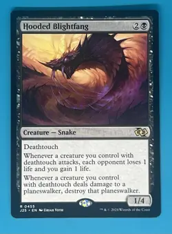 Mtg Hooded Blightfang Foundations Jumpstart Regular - Image 1
