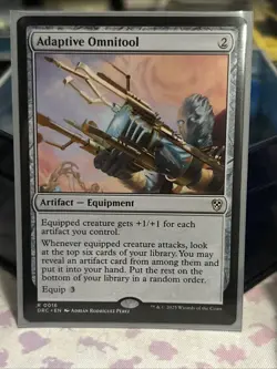 1x Adaptive Omnitool - Commander: Aetherdrift - NM - MTG - Image 1