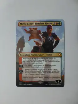 MtG Commander Legends 2 Borderless Minsc & Boo 363 M/NM Flat Ship VCT123880 - Image 1