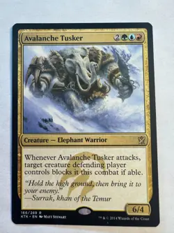 Avalanche Tusker Khans of Tarkir LP MTG Magic - Image 1