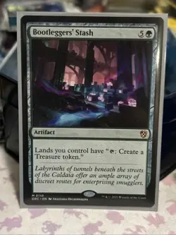 Bootleggers' Stash 0110 MTG Commander: Aetherdrift Mythic NP - Image 1