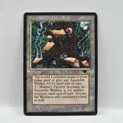 1994 WOTC MTG ANTIQUITIES MISHRA'S FACTORY SUMMER VINTAGE LIGHT- MODERATE PLAY - Image 1
