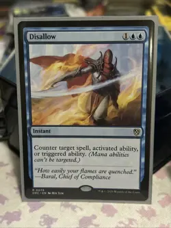 1x - Disallow - Commander: Aetherdrift - NM MTG - Image 1