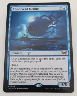 Abhorrent Oculus Duskmourn: House of Horror DSK #42 Nonfoil MTG Magic Mythic - Image 1