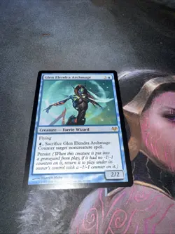 Glen Elendra Archmage [Eventide] NM - Persist Counter - Faerie Wizard EDH MTG - Image 1