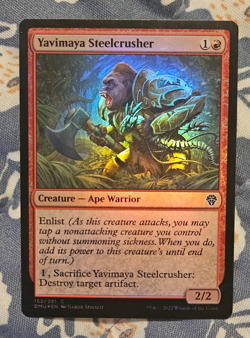 Yavimaya Steelcrusher FOIL Dominaria United MTG Magic - Image 1