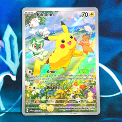 Pikachu - SVP088 - Full Art Black Star Holo Rare Promo - Pokemon Card - NM - Image 1