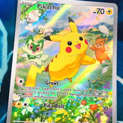 Pikachu - SVP088 - Full Art Black Star Holo Rare Promo - Pokemon Card - NM - Image 2
