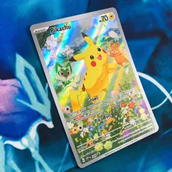 Pikachu - SVP088 - Full Art Black Star Holo Rare Promo - Pokemon Card - NM - Image 3