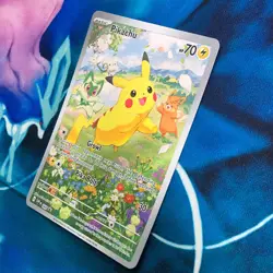 Pikachu - SVP088 - Full Art Black Star Holo Rare Promo - Pokemon Card - NM - Image 4