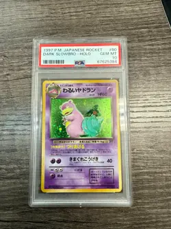 1997 Pokemon Japanese Rocket Dark Slowbro #80 Holo PSA 10 - GEM MINT! - Image 1