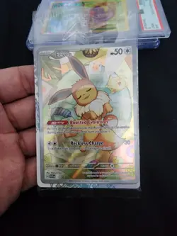 Eevee SVP 173 POKEMON CENTER Stamped Promo Prismatic Evolution English - Image 1