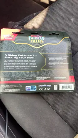 Pokemon Paldean Fates Tech Sticker Collection Greavard SV Sealed Blister 3 pack - Image 2