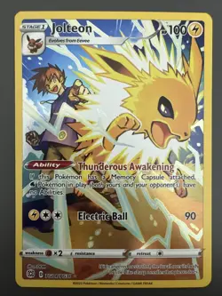 Jolteon TG04/TG30 Swsh09: Brilliant Stars Trainer Gallery Holo Pokemon TCG - NM - Image 1