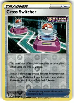 CROSS SWITCHER 230/264 FUSION STRIKE POKEMON (REVERSE HOLO, NM) - Image 1