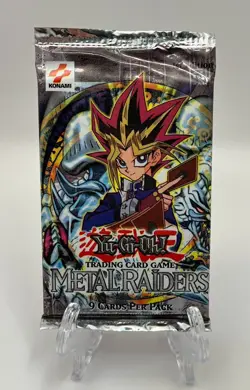 (701067) Yugioh Metal Raiders 1st Edition - Sealed Booster Pack - Image 1