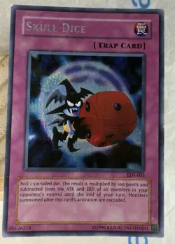 Yugioh Skull Dice EDS-003 Prismatic Secret Rare Eternal Duelist Soul - Image 2