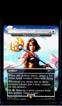 2025 MTG Magic The Gathering SLD Secret Lair Final Fantasy Yuna's Sending Staff - Image 1