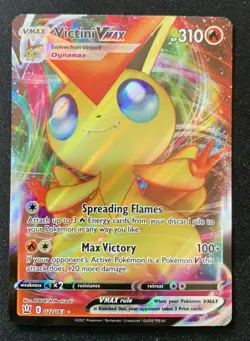 Victini VMAX 022/163 - Battle Styles - Ultra Rare Holo Pokemon Card Near Mint - Image 1