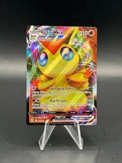 Victini VMAX 022/163 - Battle Styles - Ultra Rare Holo Pokemon Card Near Mint - Image 1