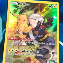 Pikachu - TG05/TG30 - Full Art Holo Rare Lost Origin - Pokemon Card - LP - Image 2