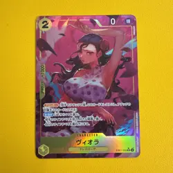 ONE PIECE Card TCG Viola SR EB01-052 Parallel Japanese Memorial Collection - Image 1