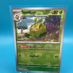 Swadloon 2/86 Reverse Holo White Flare Master Ball English Pokemon Card NM - Image 1