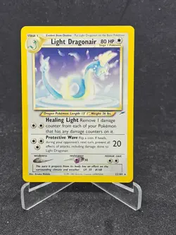 Pokemon Card Light Dragonair 22/105 Neo Destiny Rare - Image 1