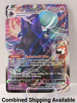 Shadow Rider Calyrex VMAX 075/198 Prize Pack Series Cards NM Full Art 12840 - Image 1
