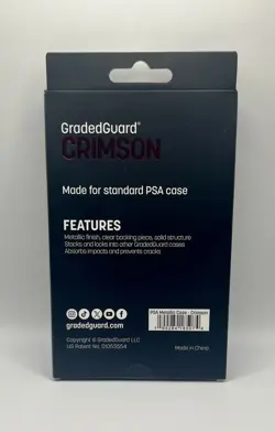 ⭐Graded Guard PSA Graded Card Case - LIMITED EDITION CRIMSON - IN HAND UK⭐ - Image 2