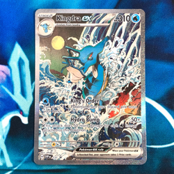 Kingdra ex - SVP131 - Full Art Ultra Rare Holo Promo - Pokemon Card - NM - Image 1