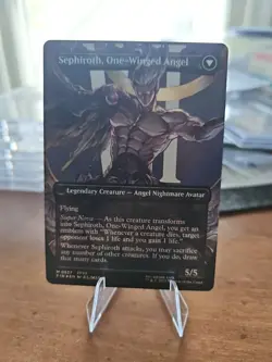 Final Fantasy Sephiroth Fabled Soldier Borderless Surge Foil Card #527 - Image 2