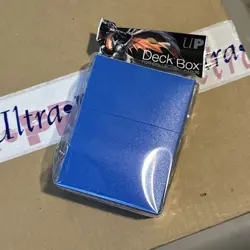 Ultra PRO Deck Box Pacific Blue Pokemon YuGiOh MTG TCG Fits 80 Sleeved Cards AI - Image 1