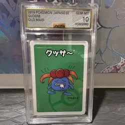 2019 AGS 10 Gloom Japanese Pokemon Old Maid Playing Cards - Image 1