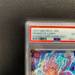 PSA10 MONKEY D. LUFFY P-041 P PROMO ONE PIECE CARD FEST JAPANESE NIKA From Japan - Image 3